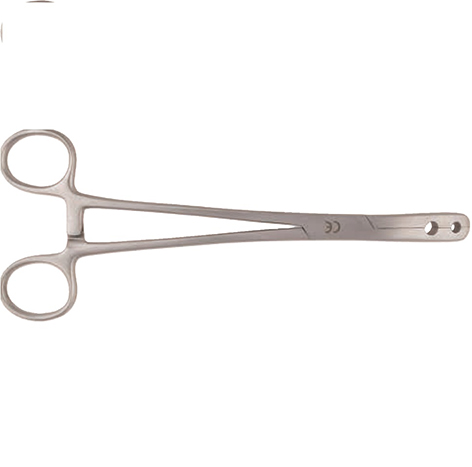 Two Hole Fixation Forceps - (Carotid/ Large Size)