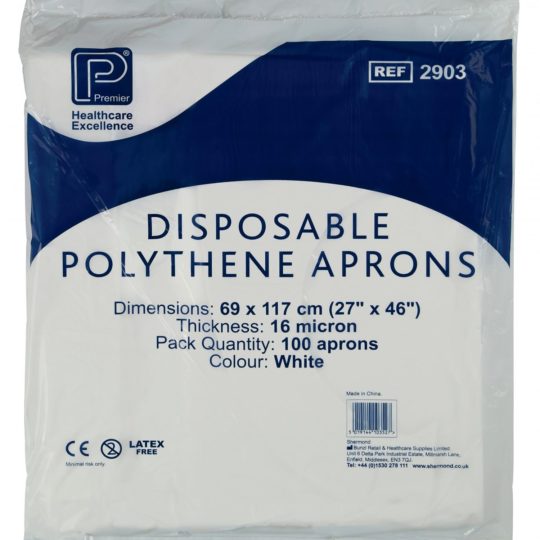Tablier jetable polyéthylène