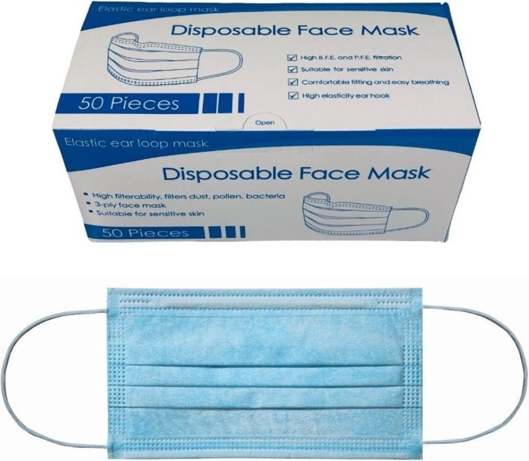 Masque facial jetable
