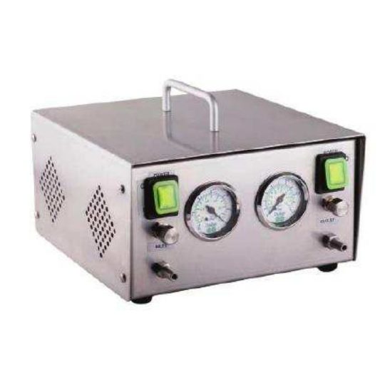 Pompe portative acier double